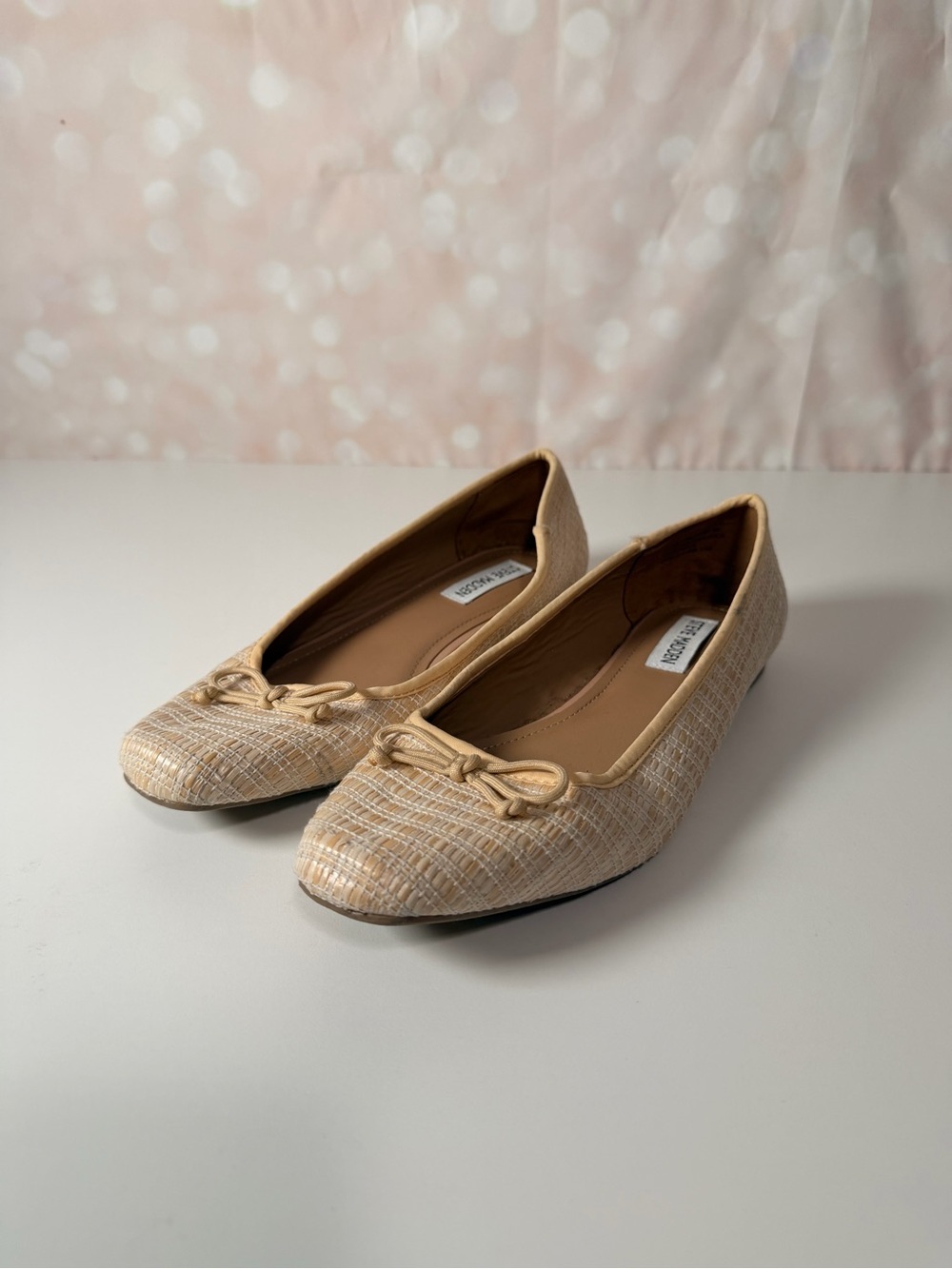 STEVE MADDEN Woven Flats “SEEMLY”